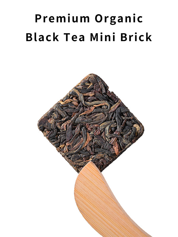 Certified Organic Yunnan Black Tea Mini Cake – Premium 100g Loose Leaf Compressed Tea