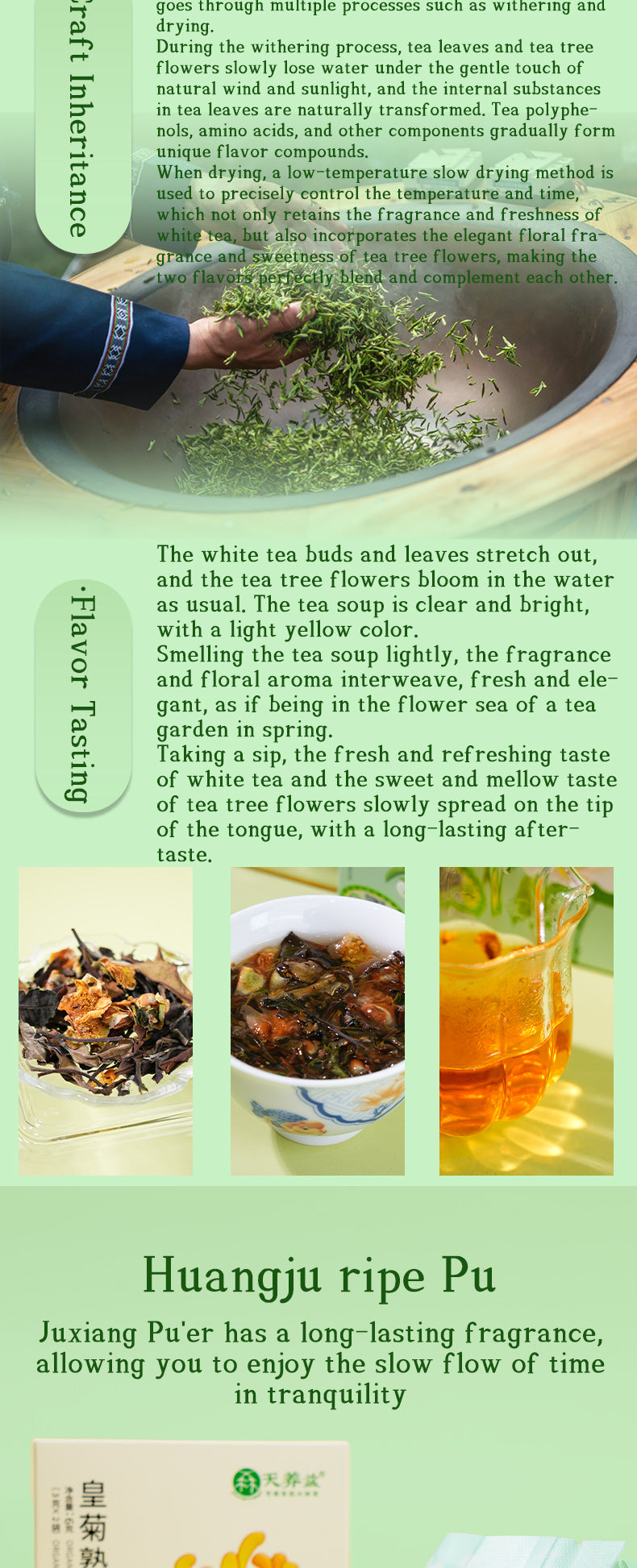 Certified Organic Floral Tea Gift Box